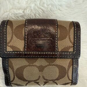 Coach Monogram Bifold Snap Wallet